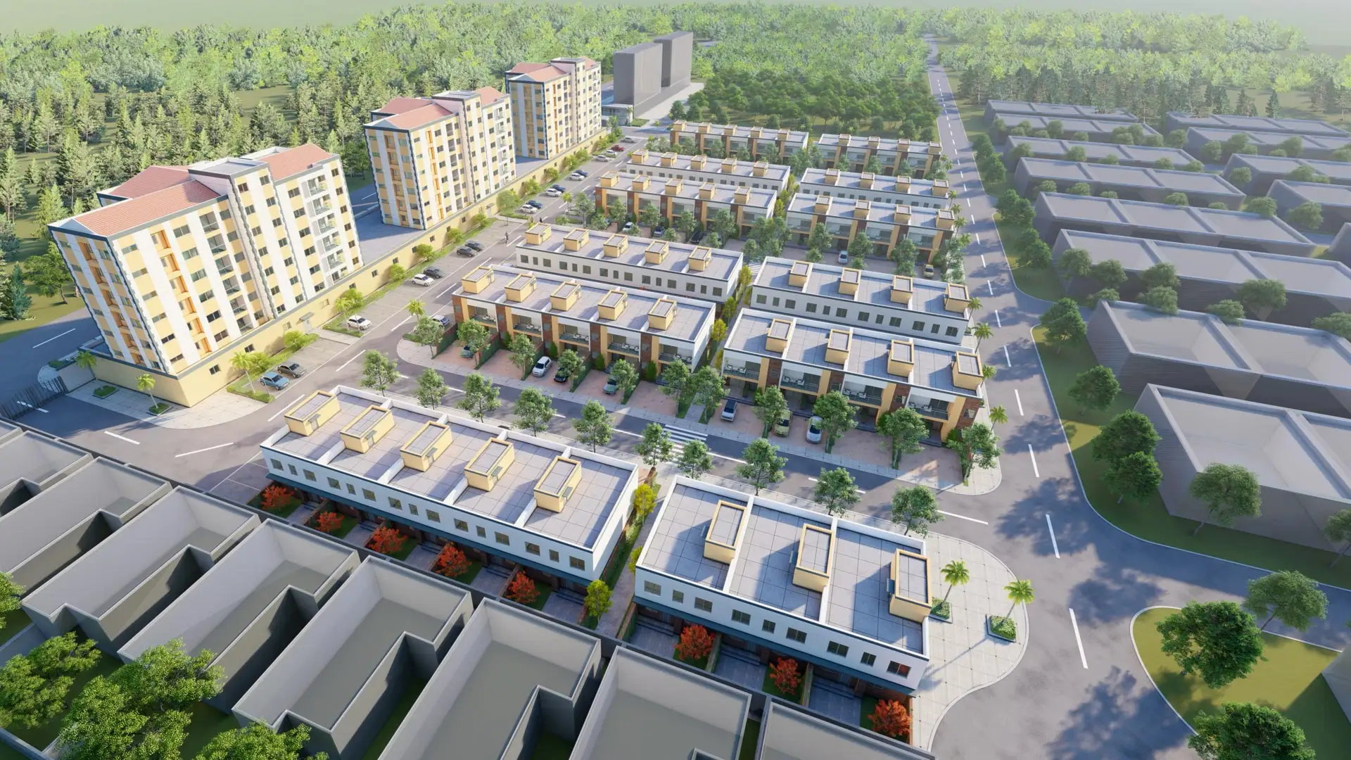 Alphabet City Apartments - Mixed Development View